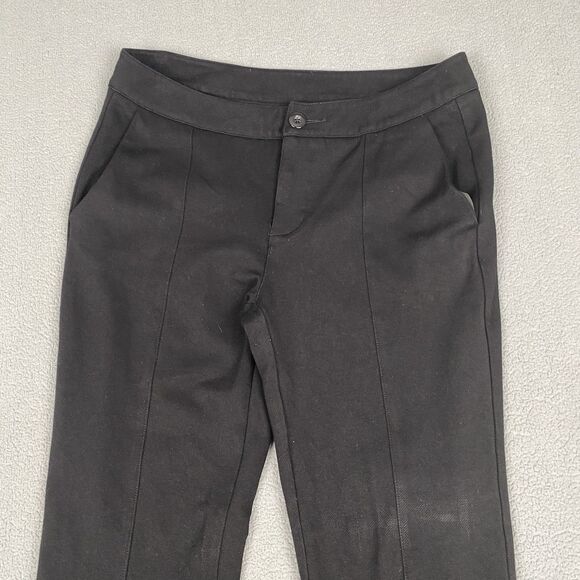Cabi Pants Womens 8 Navy Blue Capote Trouser Classic Mid Rise Flat Front Stretch - Picture 8 of 14